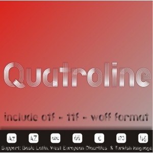 QUATROLINE FONT