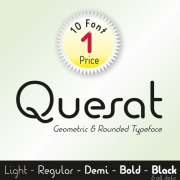 Quesat Font (10 in 1)
