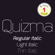Quizma Font (6 in 1)