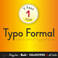 Typo Formal Font (6 in 1)