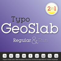 Typo GeoSlab Font