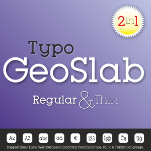 Typo GeoSlab Font