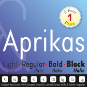 Aprikas Font (8 in 1)