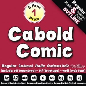 Cabold Comic Font