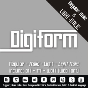 DIGIFORM Font (4 in 1)