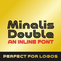 Minalis Double Font