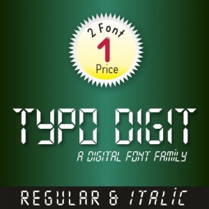Typo Digit Font (2 in 1)