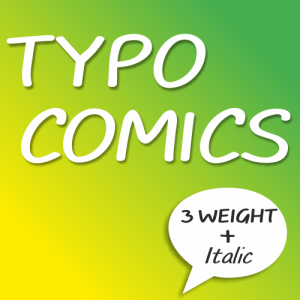 Typo Comics Font (6 in 1)