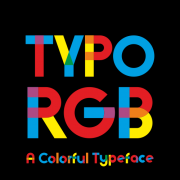 Typo RGB Color SVG Font (2 in 1)