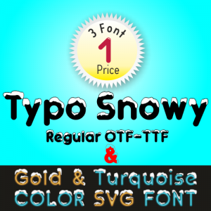 Typo RGB Color SVG Font (2 in 1)