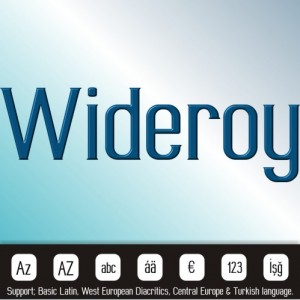 WIDEROY Font