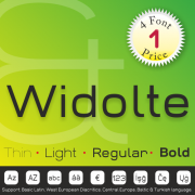 Widolte Font (4 in 1)